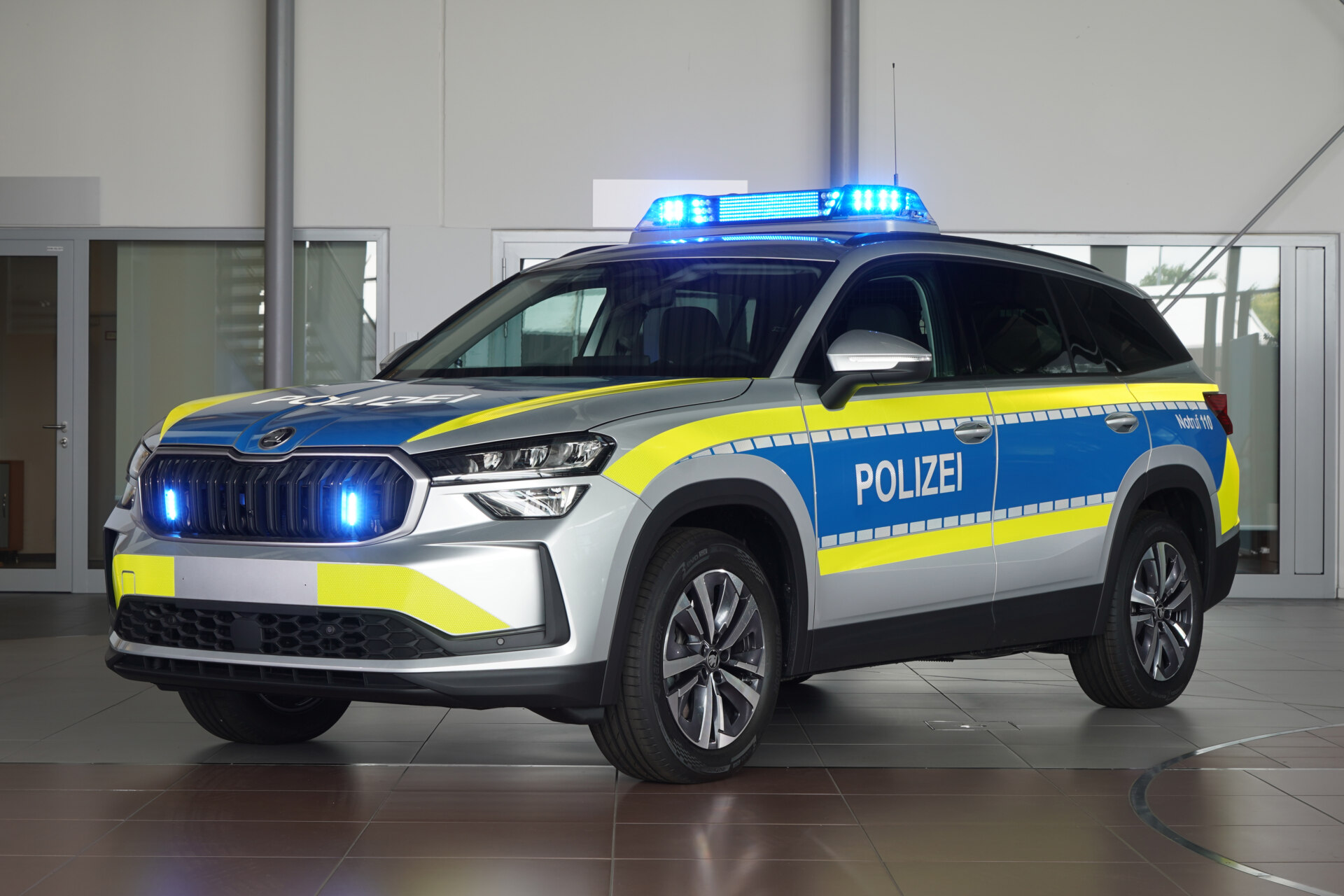 Der Škoda Kodiaq für Polizei und Feuerwehr im Einsatz