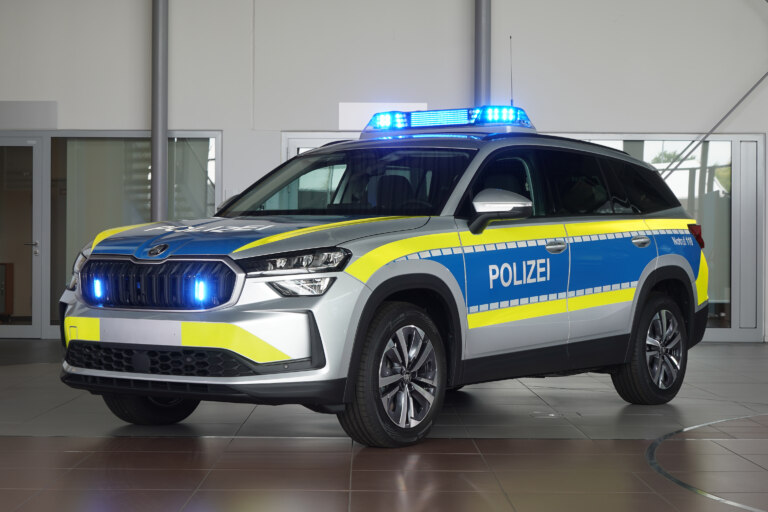 Der Škoda Kodiaq für Polizei und Feuerwehr im Einsatz