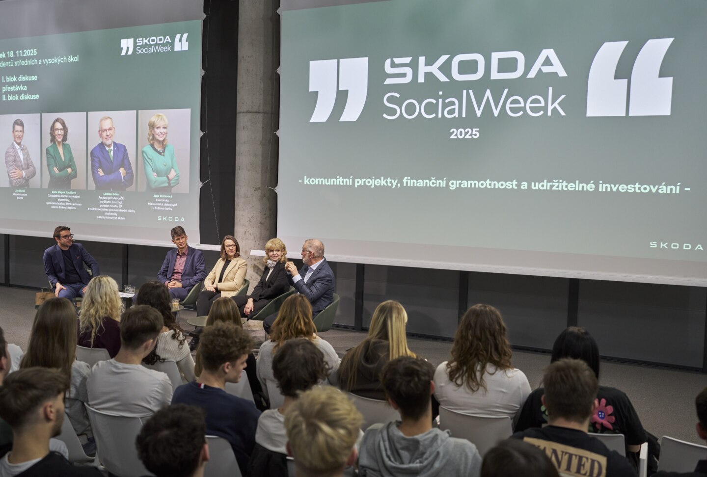 Akce Škoda Social Week propojil žáky a studenty z Mladoboleslavska s odborníky <br />na udržitelný rozvoj Škoda Auto