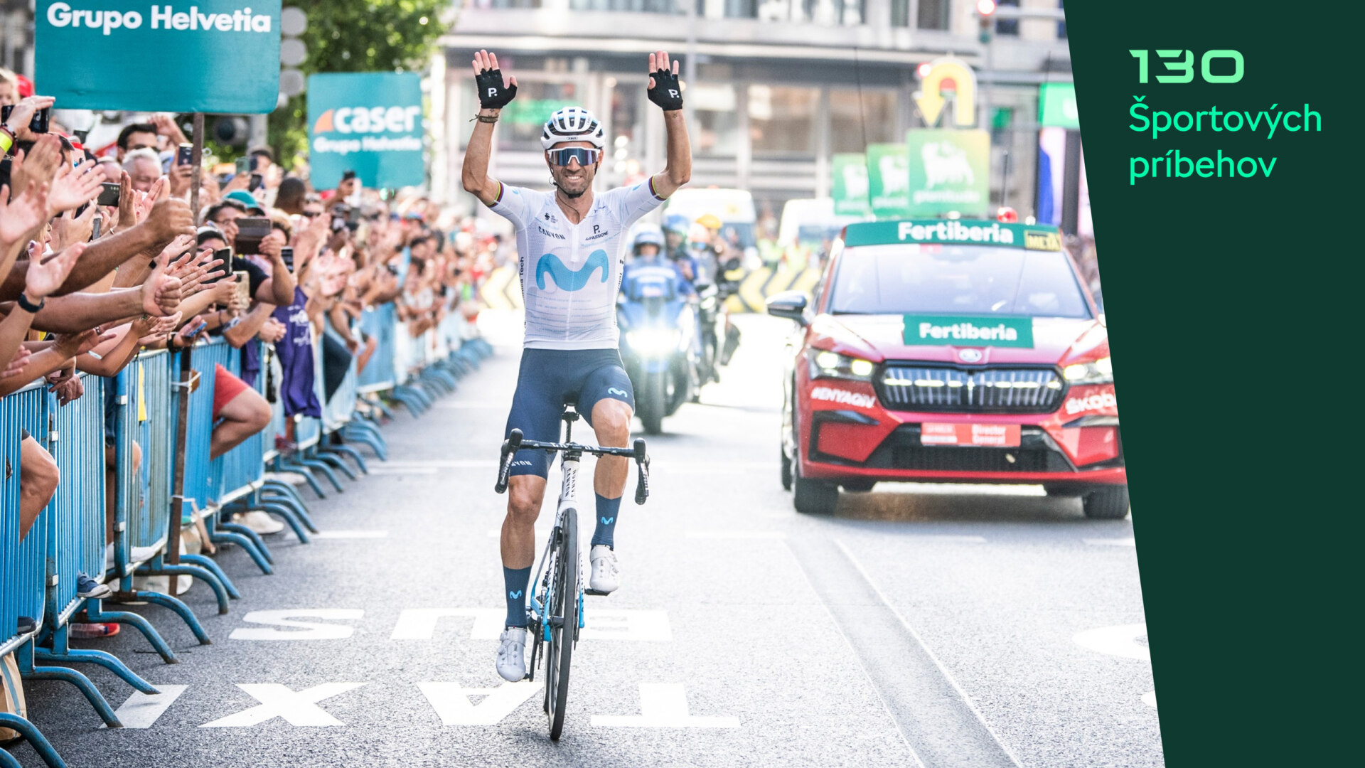 2018: Vrchár so štyrmi zelenými dresmi z Vuelty