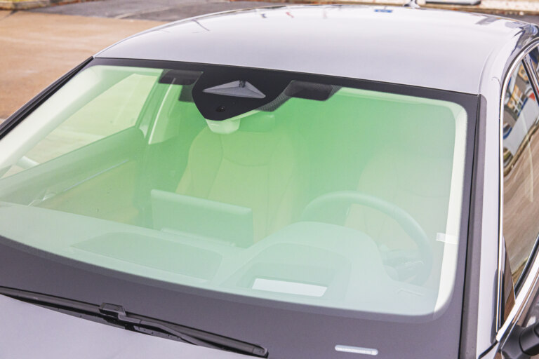 A heated windshield is a comfortable feature that ensures you don't have to scrape the window even in freezing temperatures