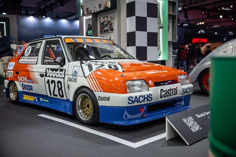 Eight historical exhibits at Rétromobile commemorate 125 years of Škoda Motorsport