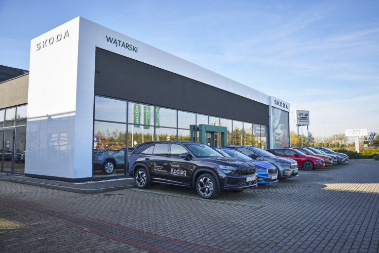 Škoda Wątarski is part of a company that sells vehicles from several brands within the Volkswagen Group.