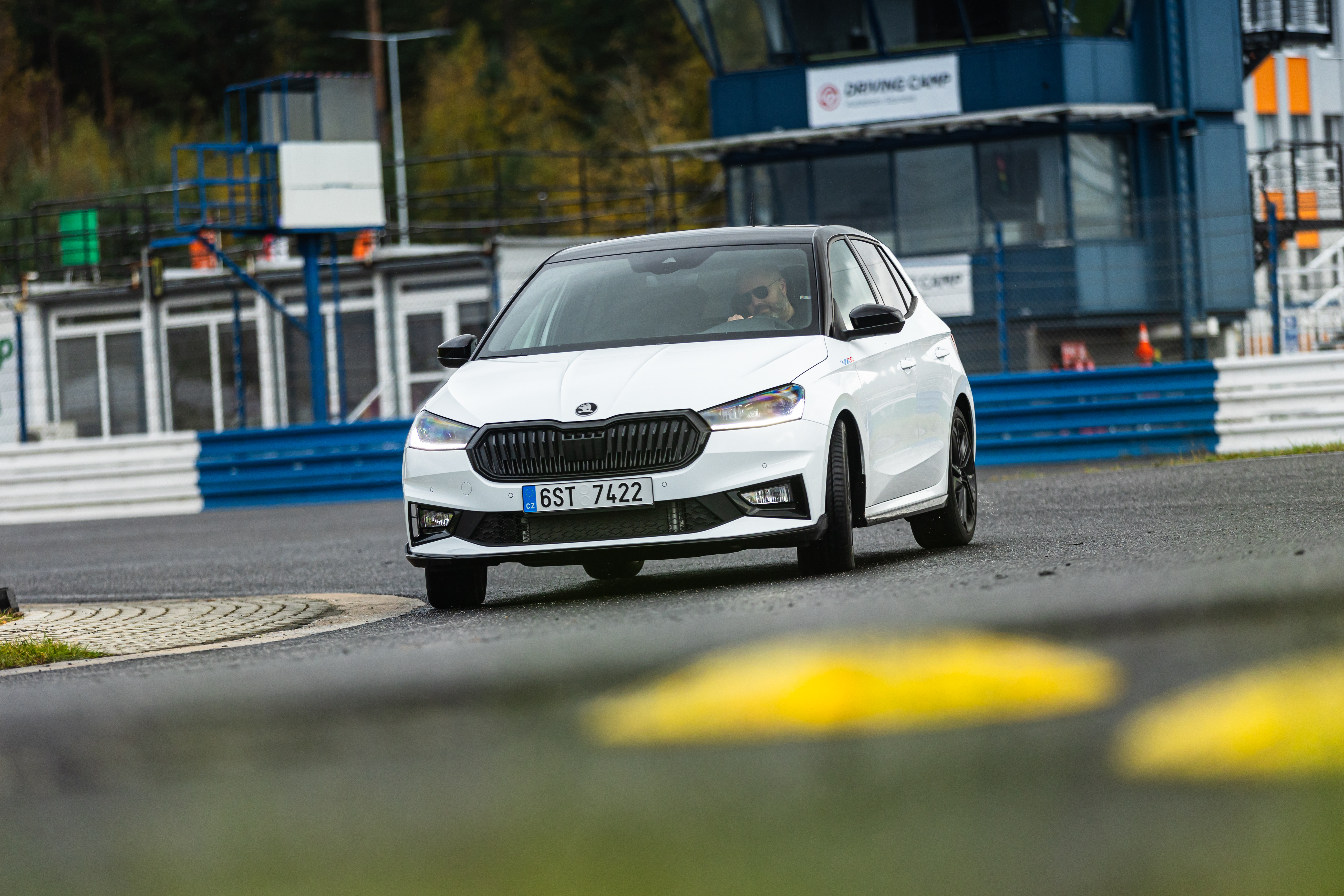 ESC Sport mode is activated via the infotainment menu.