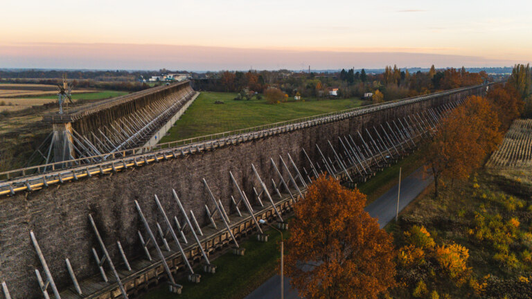 V Ciechocinku jsou tři gradační věže o celkové délce přes 1,7 kilometru a výšce téměř 16 metrů.
