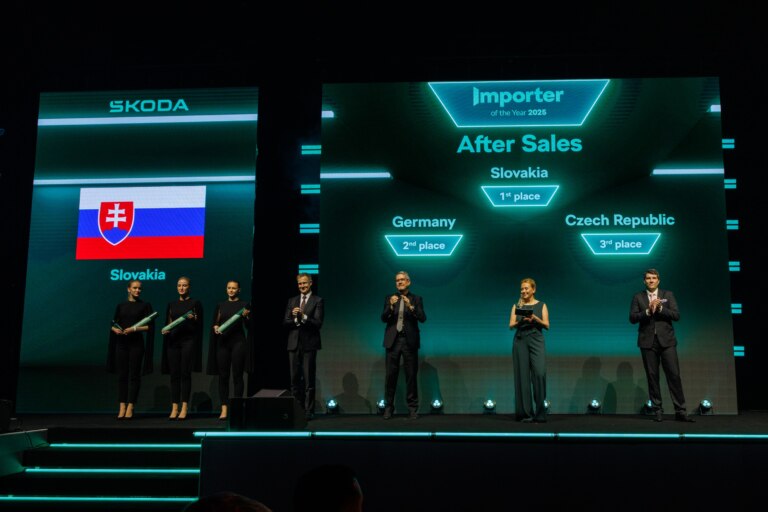 Škoda Auto Slovensko získala 1. miesto v kategórii After Sales v súťaži Importer of the Year 2025