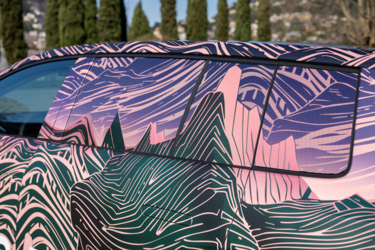 Sunset over the mountains: the story behind the camouflage for the Škoda Peaq