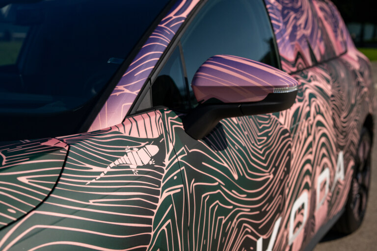 Sunset over the mountains: the story behind the camouflage for the Škoda Peaq