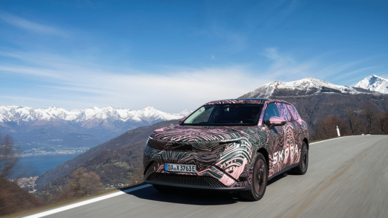 Sunset over the mountains: the story behind the camouflage for the Škoda Peaq