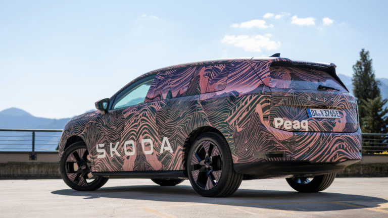 Sunset over the mountains: the story behind the camouflage for the Škoda Peaq