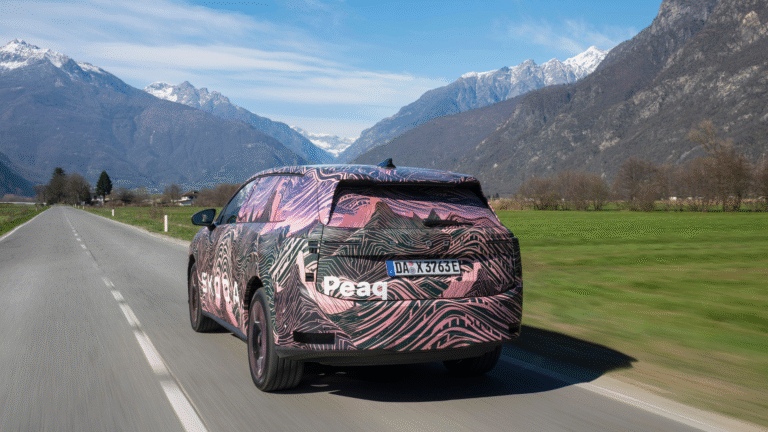 Sunset over the mountains: the story behind the camouflage for the Škoda Peaq