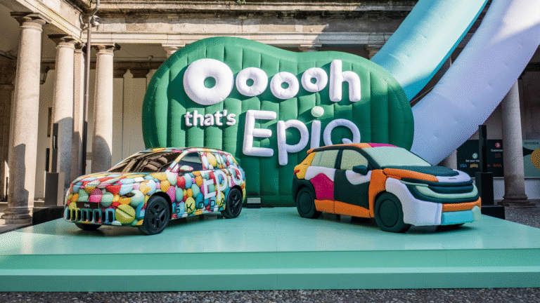 Modelling clay, yoga, simply Epiq! Škoda returns to Milan
