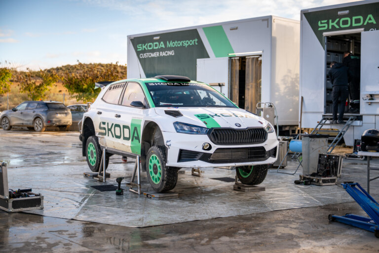 Hinter den Kulissen: So testet Škoda Motorsport