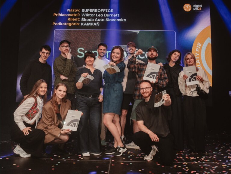 Škoda Auto Slovensko získala na Digital PIE 2026 tri zlaté ocenenia za projekt SuperbOffice
