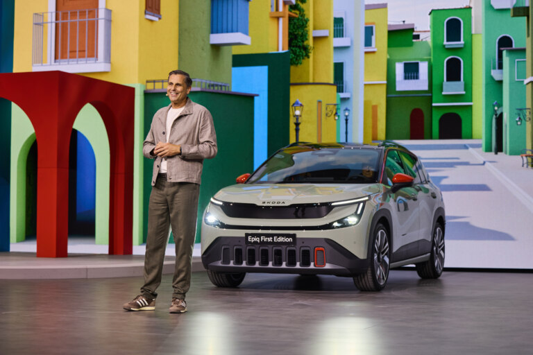 World premiere of the all new Škoda Epiq: Pictures on the Škoda Storyboard