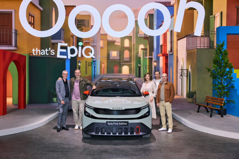 World premiere of the all new Škoda Epiq: Pictures on the Škoda Storyboard