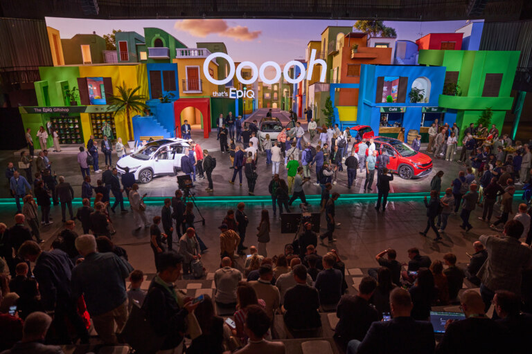 World premiere of the all new Škoda Epiq: Pictures on the Škoda Storyboard