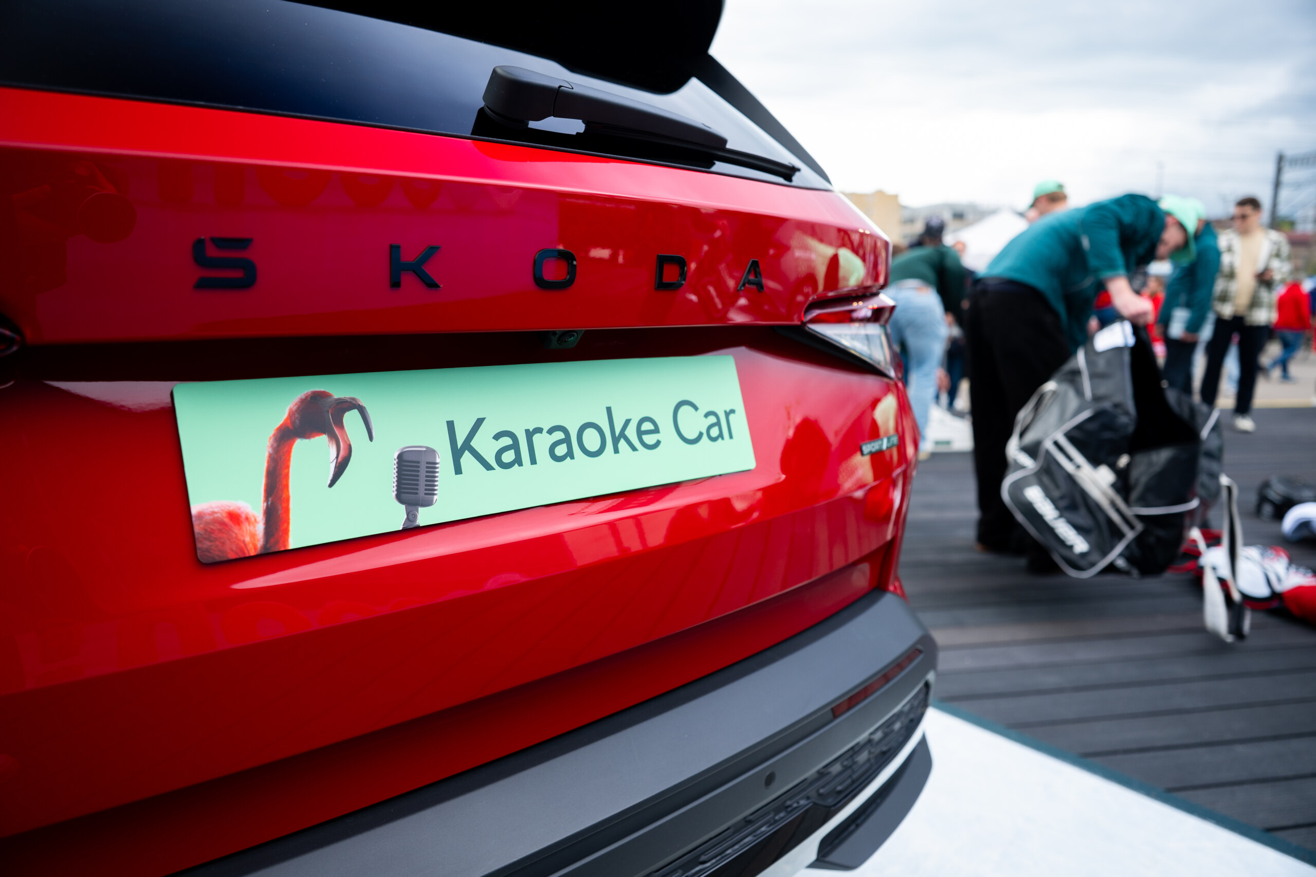 Come cheer and sing along! Meet the Karaoke Car