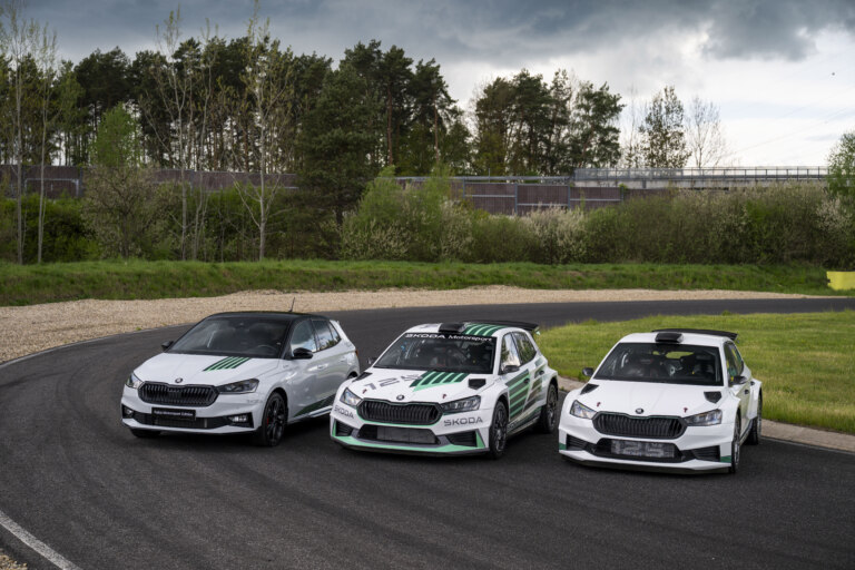 Rally champion and the unique Škoda Fabia Motorsport Edition