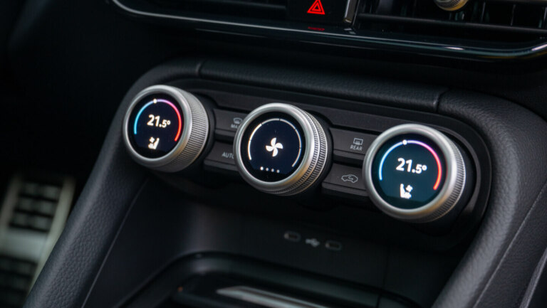 Three-zone climate control