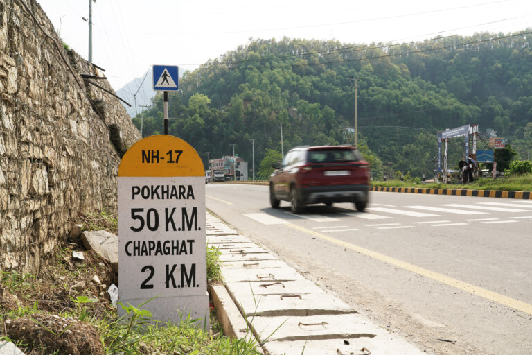Nepál byla zároveň poslední část trasy, kde se jezdí po levé straně