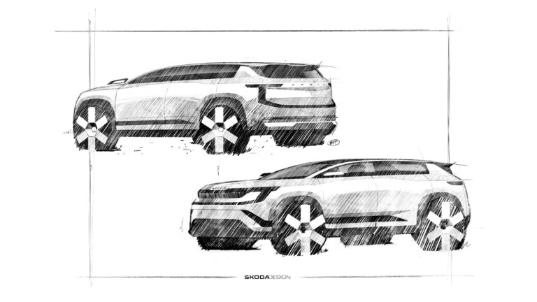 Škoda Peaq skica