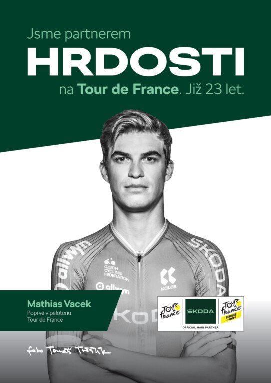 Škoda Auto vyzdvihuje emoce Tour de France a jejího zákulisí unikátní sérií černobílých fotografií