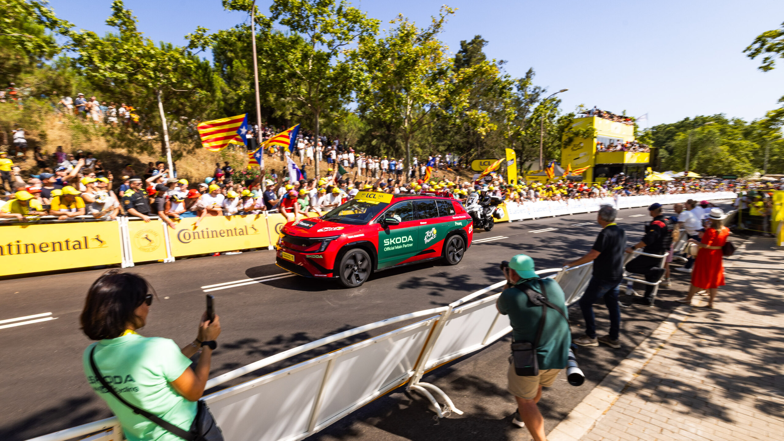 Škoda Peaq in Tour de France