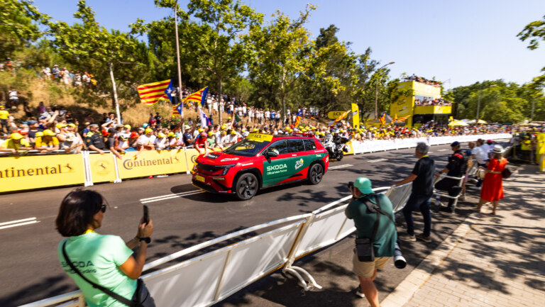 Škoda Peaq na Tour de France