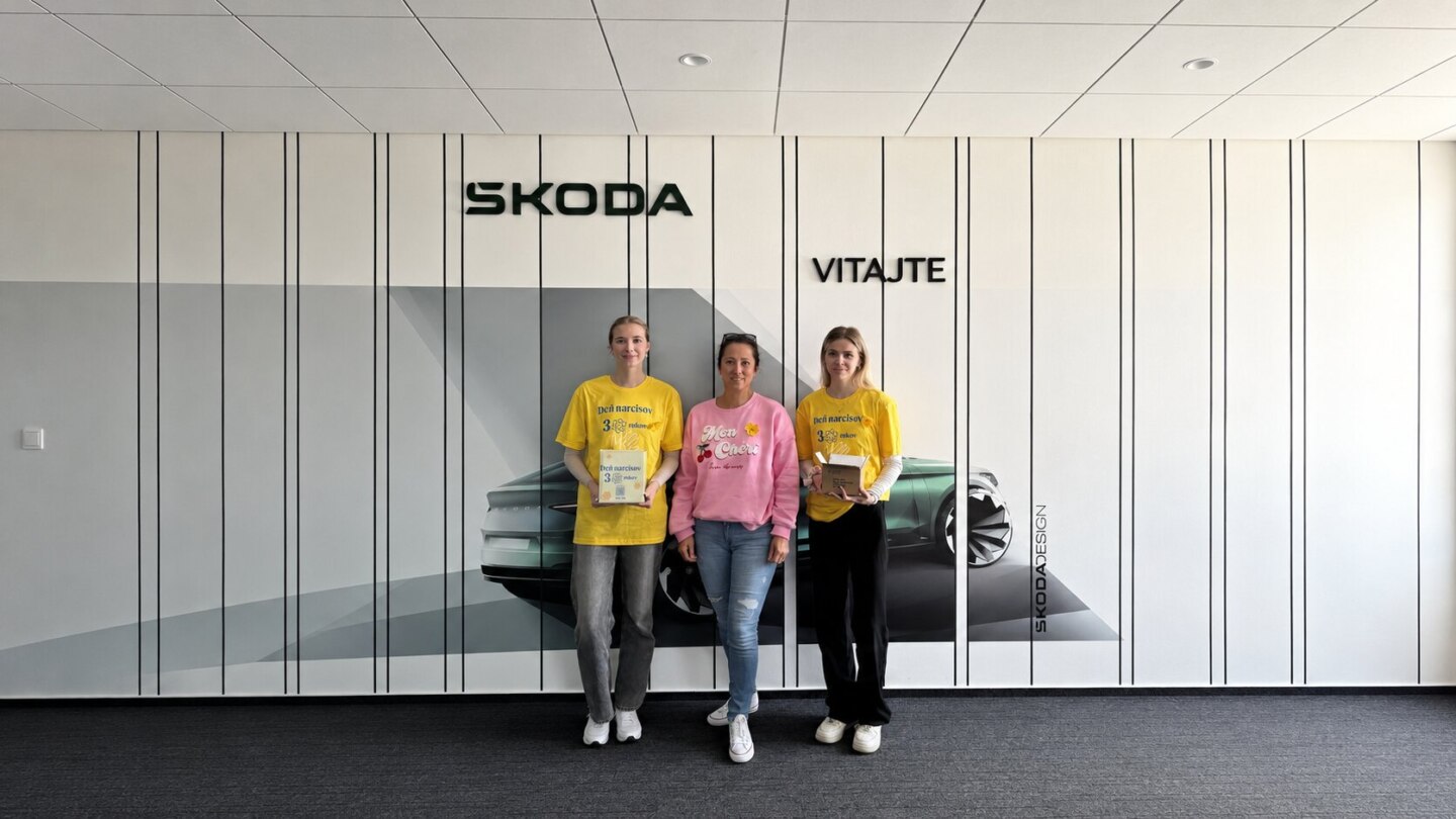 Škoda Auto Slovensko už tretí rok podporila Deň narcisov a prispela k najúspešnejšiemu ročníku zbierky