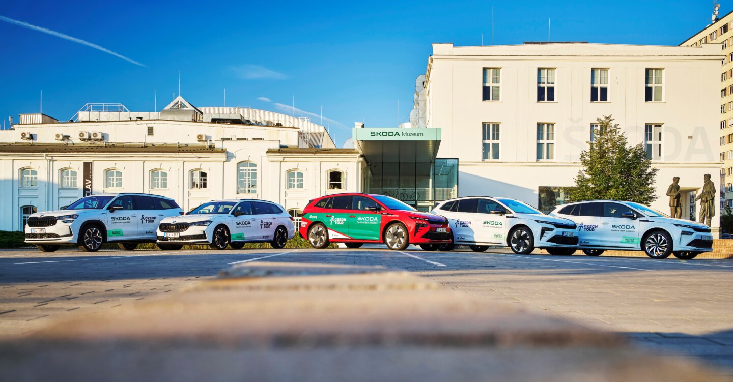 Škoda Auto je znovu oficiálním partnerem mobility cyklistického závodu Czech Tour 2026