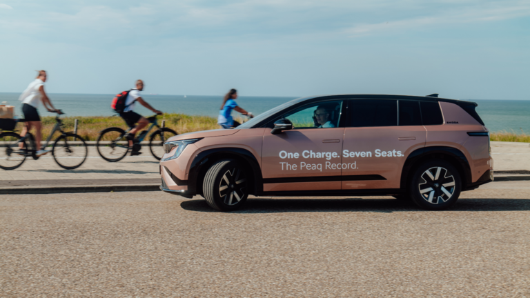 The Škoda Peaq 90 reached its destination in the Netherlands.