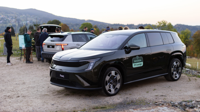 Škoda EV Lounge: A Family United by Electric Cars